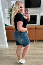 Load image into Gallery viewer, Jessica High Rise Control Top Vintage Wash Cuffed Shorts