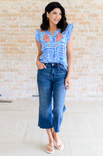 Load image into Gallery viewer, Keep Me Coming V-Neck Top in Ivory Royal