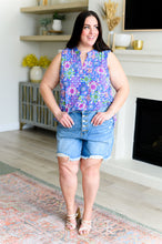 Load image into Gallery viewer, Lizzy Tank Top in Royal Bouquet