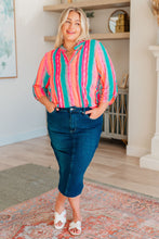 Load image into Gallery viewer, Lizzy Top in Ombre Mint Stripe