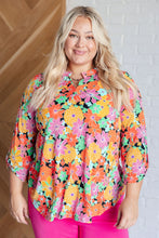 Load image into Gallery viewer, Lizzy Top in Pink and Yellow Multi Floral