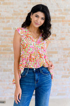 Load image into Gallery viewer, Lucy Eyelets Top in Ivory Multi