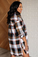 Load image into Gallery viewer, Make it Right Plaid Shirt Dress