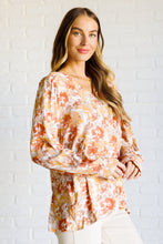 Load image into Gallery viewer, Marigold Dreams Floral Blouse