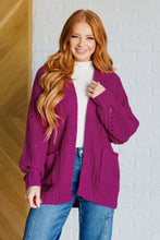 Load image into Gallery viewer, Maybe Monday Cardigan in Berry