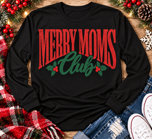 Load image into Gallery viewer, Merry Moms Club Graphic Apparel