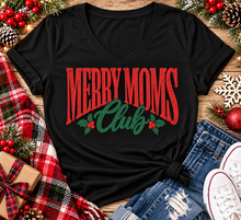 Load image into Gallery viewer, Merry Moms Club Graphic Apparel