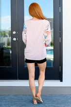 Load image into Gallery viewer, New Chapter Floral Color Block Patchwork Top