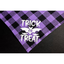 Load image into Gallery viewer, Julia Rose Halloween dog triangle collar scarf, Halloween dog bandana triangle style