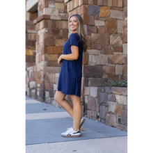 Load image into Gallery viewer, Ready to Ship | The Kacey - Navy Swing Dress