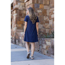 Load image into Gallery viewer, Ready to Ship | The Kacey - Navy Swing Dress