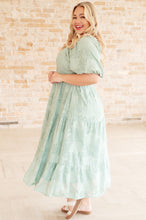 Load image into Gallery viewer, Power of the Babe Tiered Balloon Sleeve Dress