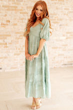 Load image into Gallery viewer, Power of the Babe Tiered Balloon Sleeve Dress