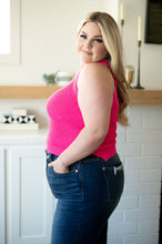 Load image into Gallery viewer, Previous Engagement Halter Neck Sweater Tank in Pink