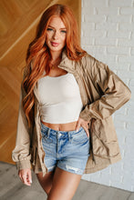 Load image into Gallery viewer, Rain, Rain Go Away Parachute Jacket in Camel