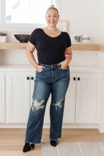 Load image into Gallery viewer, Rose High Rise 90's Straight Jeans in Dark Wash