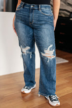 Load image into Gallery viewer, Rose High Rise 90's Straight Jeans in Dark Wash