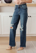 Load image into Gallery viewer, Rose High Rise 90's Straight Jeans in Dark Wash