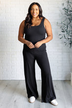 Load image into Gallery viewer, Shavasana Everyday Wide Leg Jumpsuit in Black