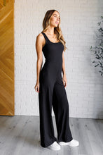 Load image into Gallery viewer, Shavasana Everyday Wide Leg Jumpsuit in Black