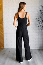 Load image into Gallery viewer, Shavasana Everyday Wide Leg Jumpsuit in Black
