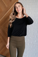 Load image into Gallery viewer, Signature Classic Round Neck Top in Black