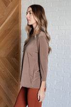 Load image into Gallery viewer, Signature Classic Round Neck Top in Mocha