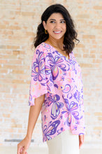 Load image into Gallery viewer, The Tropics V-Neck Top in Blush Multi
