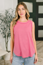 Load image into Gallery viewer, Thread Theory Round Neck Tank in Pink