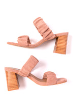 Load image into Gallery viewer, Tropic Like it's Hot Heels in Blush Suede