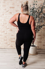 Load image into Gallery viewer, Way to Push Active Bodysuit in Black