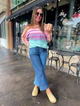 Load image into Gallery viewer, PREORDER: Over The Rainbow Striped Sweater