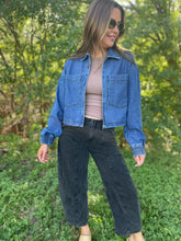 Load image into Gallery viewer, PREORDER: Oversized Pocket Denim Jacket