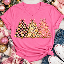 Load image into Gallery viewer, Girly Christmas Trees Graphic Apparel