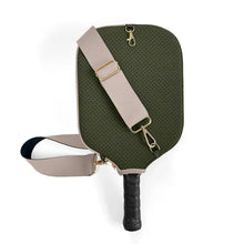 Load image into Gallery viewer, PREORDER: Pickleball Paddle Cover with Strap in Solid Colors