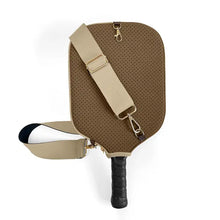 Load image into Gallery viewer, PREORDER: Pickleball Paddle Cover with Strap in Solid Colors