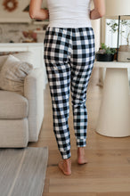 Load image into Gallery viewer, Your New Favorite Joggers in Black and White Check