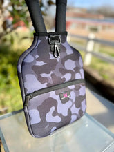 Load image into Gallery viewer, PREORDER: Pickleball Paddle Cover in Midnight Camo