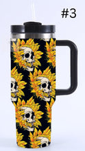 Load image into Gallery viewer, PREORDER: 40 oz Insulated Skull Tumblers in Assorted Designs