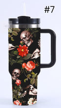 Load image into Gallery viewer, PREORDER: 40 oz Insulated Skull Tumblers in Assorted Designs