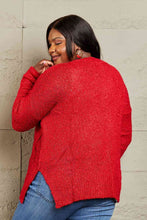 Load image into Gallery viewer, By The Fire Draped Detail Knit Sweater