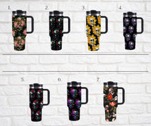 Load image into Gallery viewer, PREORDER: 40 oz Insulated Skull Tumblers in Assorted Designs
