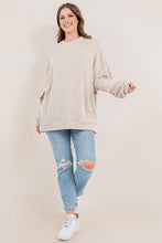 Load image into Gallery viewer, PREORDER: Ribbed Pullover in Four Colors
