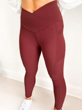 Load image into Gallery viewer, PREORDER: Molly Max Sculpt Diagonal Ribbed Leggings In Two Colors