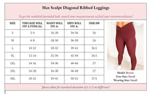 Load image into Gallery viewer, PREORDER: Molly Max Sculpt Diagonal Ribbed Leggings In Two Colors