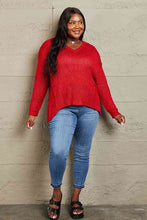 Load image into Gallery viewer, By The Fire Draped Detail Knit Sweater