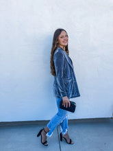 Load image into Gallery viewer, PREORDER: Nyx Velvet Blazer in Four Colors