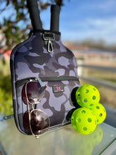 Load image into Gallery viewer, PREORDER: Pickleball Paddle Cover in Midnight Camo