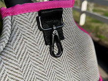 Load image into Gallery viewer, PREORDER: Pickleball Paddle Cover in Pink Herringbone