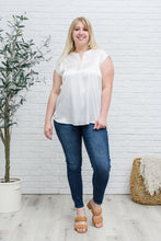 Load image into Gallery viewer, Isn't It Ironic Top In White